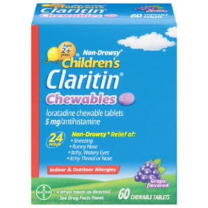 Clar Chld Grp Chew Alt Eas 5mg 60ct 3dz - 60 CT