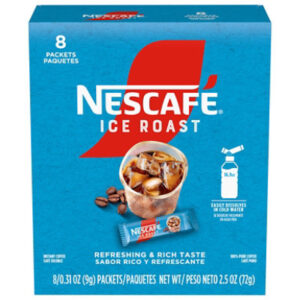 Nescafe Instant Ice Roast Coffee 8x9g - 2.5 OZ
