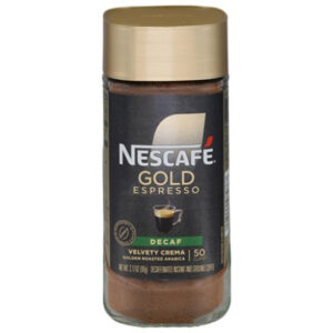 Nescafe Gold Decaf Espresso Instant Coffee 90gram Jar - 3.17 OZ