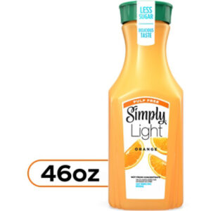 Simply Light Orange Pulp Free Bottle 46 Fl Oz - 46 FZ