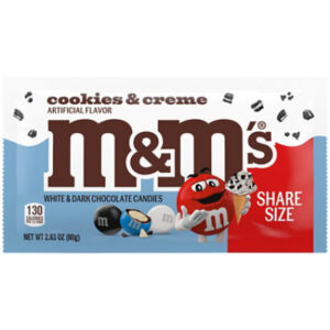 M&M'S Cookies & Cream Sharable Size - 2.83 Oz