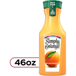 Simply Orange Medium Pulp Calcium And Vitamin D Juice Bottle 46 Fl Oz - 46 FZ