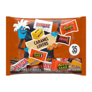 Hershey Assorted Caramel Flavored Halloween Candy Bag - 18.08 Oz