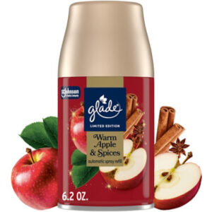 Glade Automatic Spray Refill, Limited Edition Warm Apple & Spices - 6.2 Oz. - 6.2 OZ