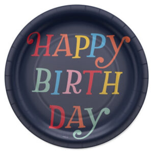 American Greetings Happy Birthday 9" Bithday Paper Plates - 10 Count