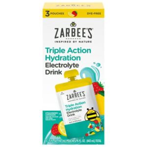 Zarbees Triple Action Hydration, Strawberry Lemonade 3ct - 15 FZ