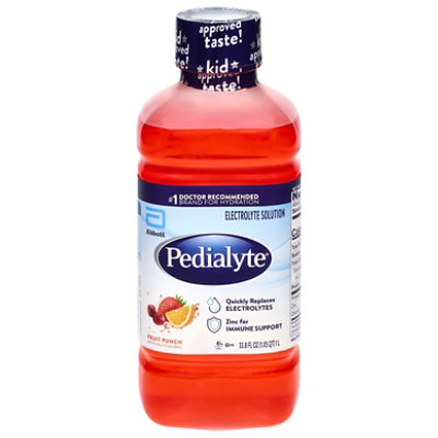 Pedialyte Base - Fruit Punch - 33.8 FZ