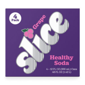 Slice Grape Healthy Soda - 4-12 FZ