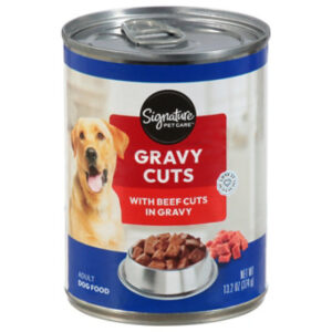 Signature Pet Care Dog Food Beef Cuts With Gravy 13.2 Oz - 13.2 OZ