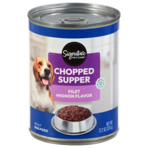 Signature Pet Care Dog Food Chopped Filet Mignon 13.2 Oz - 13.2 OZ