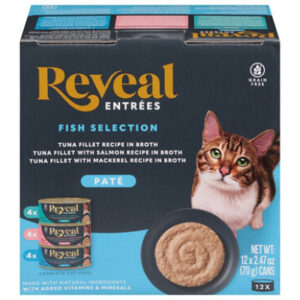 Reveal Fish Selection Pate Cat Food Mp - 12-2.47OZ