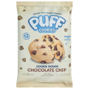 Puff Cookies Chocolate Chip Cookie Dough 12.65 Oz - 12.65OZ