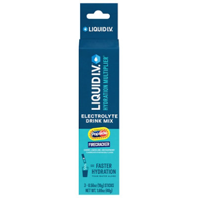Liquid I.V. Hydration Multiplier Firecracker Electrolyte Drink Mix - 3 Count