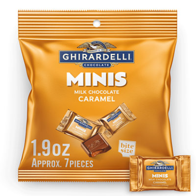 Ghirardelli Minis Caramel Milk Chocolate - 1.9 Oz