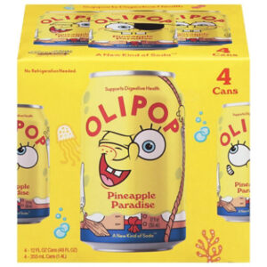 Olipop Prebiotic Pineapple Paradise - 4-12 Fl. Oz.