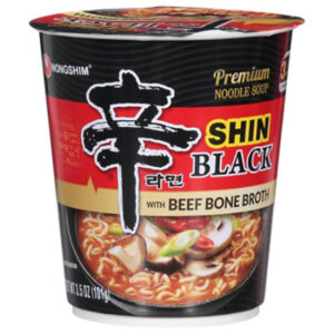 Nongshim Shin Ramyun Black Premium Noodle Soup Cup - 3.5 Oz