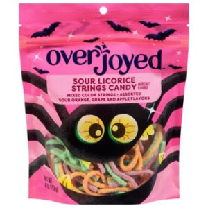 Overjoyed Candy Sour Licorice Strings 4 Oz - 4 OZ
