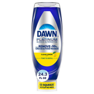 Dawn Platinum Ez-squeeze Dishwashing Liquid, Clean Lemon - 24.3 Fl. Oz.