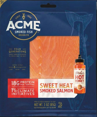 Acme Cold Smoked Salmon With Mikes Hot Honey 3 Oz - 3 OZ