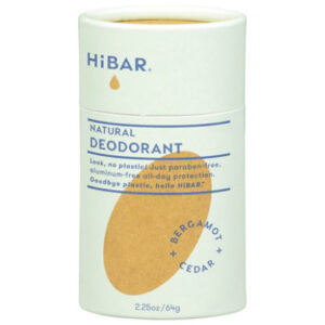 Hibar Deodorant Bergamot Cedar Natural - 2.25 OZ