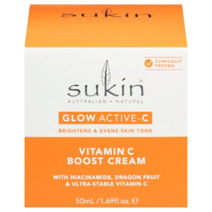 Sukin Cream Glow Boost Active C - 1.69 FZ