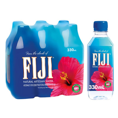 FIJI Natural Artesian Bottled Water - 6 - 11.15 Fl. Oz.
