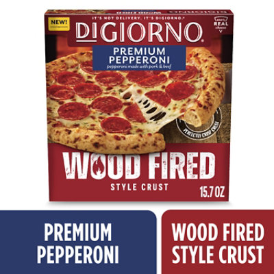 Digiorno Frozen Wood Fired Pizza Premium Pepperoni Frozen Pizza Box - 15.7 Oz - 15.7 OZ