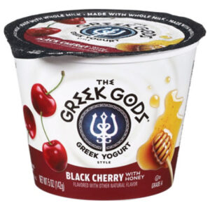 Greek Gods Black Cherry Greek Yogurt 5oz - 5 OZ