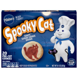 Pillsbury Ready To Bake Spooky Cat Shape Sugar Cookie Dough 20 Count 9.1 Oz - 9.1 OZ