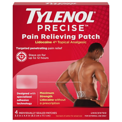 Tylenol Precise Pain Relieving Patch 4ct - 4 CT