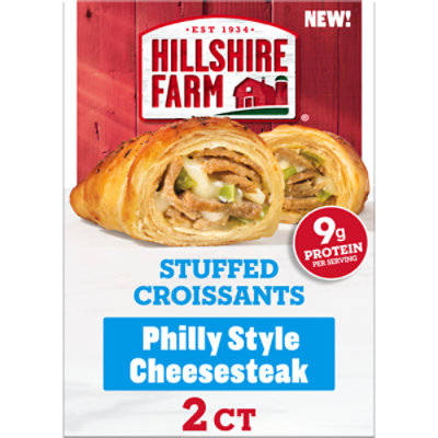 Hillshire Farm Philly Style Cheesesteak Stuffed Croissants 2 Ct - 8 OZ