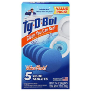 Ty D Bol Toilet Auto Blue Tablet - 5 CT