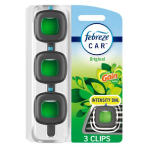 Febreze Care Air Freshener Clips, Gain Original Scent - 3-.06 Fl. Oz. - 3-.06FZ