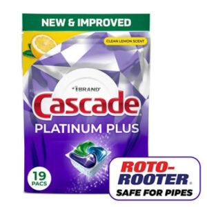 Cascade Platinum Plus Actionpacs Lemon - 19 Count