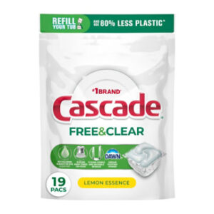 Cascade Natural Actionpacs Lemon Essence - 19 Count