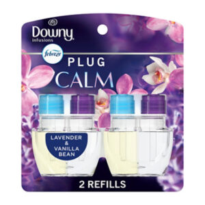 Febreze Plug Downy Infusions Calm Scented Oil Refill, Lavender & Vanilla Bean 2-.87 Fl. Oz - 2-.87FZ